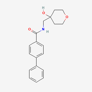 N-((4-hydroxytetrahydro-2H-pyran-4-yl)methyl)-[1,1'-biphenyl]-4-carboxamide