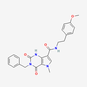 3-benzyl-N-(4-methoxyphenethyl)-5-methyl-2,4-dioxo-2,3,4,5-tetrahydro-1H-pyrrolo[3,2-d]pyrimidine-7-carboxamide