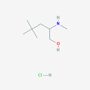 4,4-Dimethyl-2-(methylamino)pentan-1-ol hydrochloride