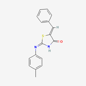 (2Z,5Z)-5-benzylidene-2-(p-tolylimino)thiazolidin-4-one
