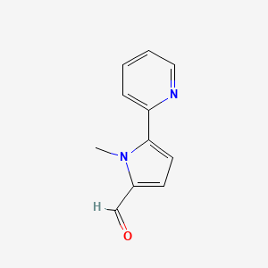 1-methyl-5-(pyridin-2-yl)-1H-pyrrole-2-carbaldehyde