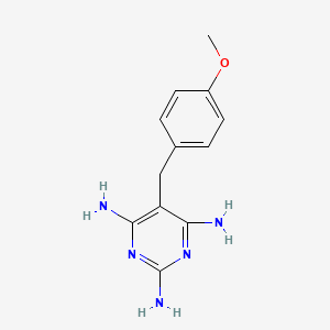 5-(4-Methoxybenzyl)-2,4,6-pyrimidinetriamine