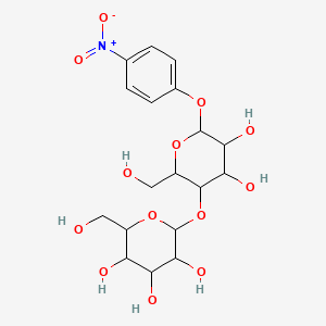 molecular formula C18H25NO13 B2634642 p-Nitrophenyl-alpha-D-maltoside CAS No. 17400-77-0; 3482-57-3; 56846-39-0