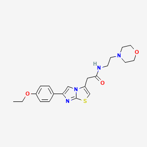 2-(6-(4-ethoxyphenyl)imidazo[2,1-b]thiazol-3-yl)-N-(2-morpholinoethyl)acetamide