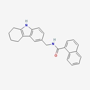 molecular formula C24H22N2O B2634679 N-((2,3,4,9-tetrahydro-1H-carbazol-6-yl)methyl)-1-naphthamide CAS No. 852138-38-6