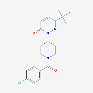 6-Tert-butyl-2-[1-(4-chlorobenzoyl)piperidin-4-yl]pyridazin-3-one
