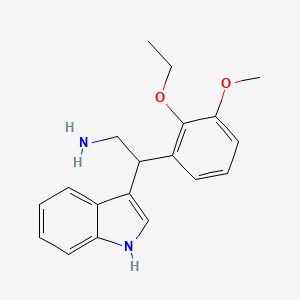 2-(2-ethoxy-3-methoxyphenyl)-2-(1H-indol-3-yl)ethanamine