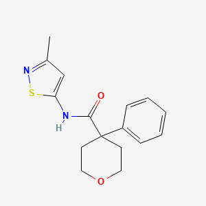 N-(3-methylisothiazol-5-yl)-4-phenyltetrahydro-2H-pyran-4-carboxamide