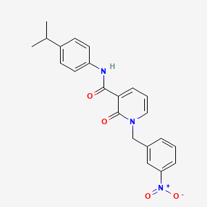 N-(4-isopropylphenyl)-1-(3-nitrobenzyl)-2-oxo-1,2-dihydropyridine-3-carboxamide