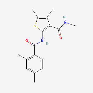 2-(2,4-dimethylbenzamido)-N,4,5-trimethylthiophene-3-carboxamide