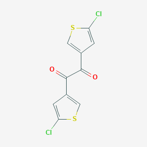 molecular formula C10H4Cl2O2S2 B2634719 1,2-Bis(5-chlorothiophen-3-yl)ethane-1,2-dione CAS No. 2445793-18-8