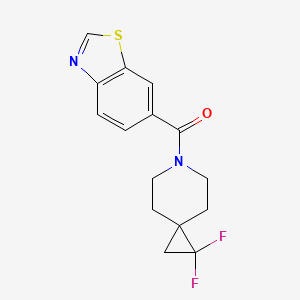 Benzo[d]thiazol-6-yl(1,1-difluoro-6-azaspiro[2.5]octan-6-yl)methanone