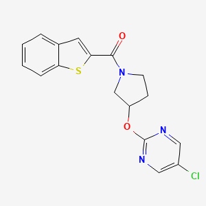 Benzo[b]thiophen-2-yl(3-((5-chloropyrimidin-2-yl)oxy)pyrrolidin-1-yl)methanone