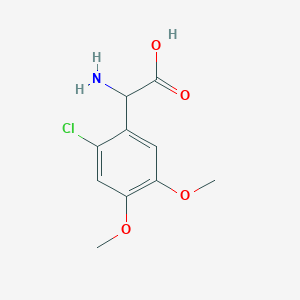 2-(2-Chloro-4,5-dimethoxyphenyl)-DL-glycine