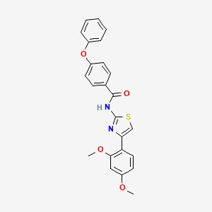 N-[4-(2,4-dimethoxyphenyl)-1,3-thiazol-2-yl]-4-phenoxybenzamide