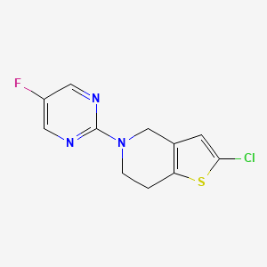 2-Chloro-5-(5-fluoropyrimidin-2-yl)-6,7-dihydro-4H-thieno[3,2-c]pyridine
