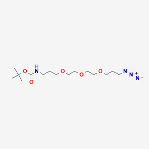 molecular formula C15H30N4O5 B2634765 1-(Boc-amino)-4,7,10-trioxa-13-tridecaneazide CAS No. 1162070-33-8