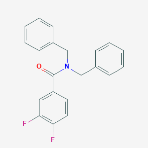 molecular formula C21H17F2NO B263477 N,N-dibenzyl-3,4-difluorobenzamide 