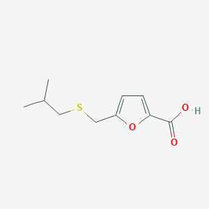 2-Furoic acid,5-[(isobutylthio)methyl]-