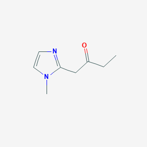 1-(1-Methylimidazol-2-yl)butan-2-one
