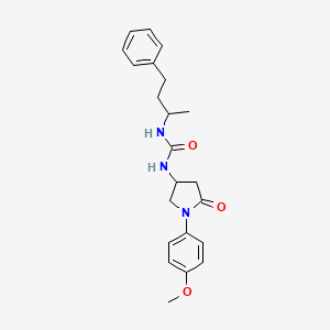 1-(1-(4-Methoxyphenyl)-5-oxopyrrolidin-3-yl)-3-(4-phenylbutan-2-yl)urea