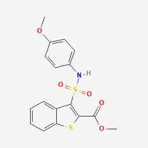 Methyl 3-[(4-methoxyphenyl)sulfamoyl]-1-benzothiophene-2-carboxylate