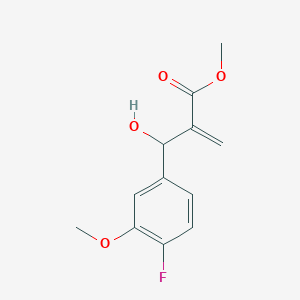 Methyl 2-[(4-fluoro-3-methoxyphenyl)(hydroxy)methyl]acrylate
