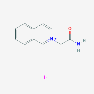 molecular formula C11H11IN2O B2634853 2-(2-Amino-2-oxoethyl)isoquinolin-2-ium iodide CAS No. 52214-58-1