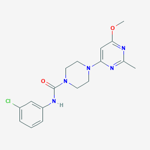 N-(3-chlorophenyl)-4-(6-methoxy-2-methylpyrimidin-4-yl)piperazine-1-carboxamide