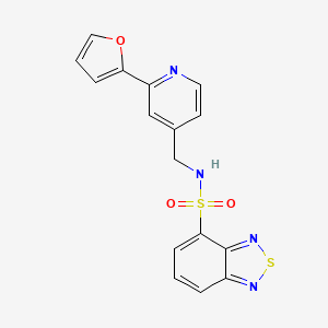 N-((2-(furan-2-yl)pyridin-4-yl)methyl)benzo[c][1,2,5]thiadiazole-4-sulfonamide