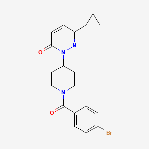 2-[1-(4-Bromobenzoyl)piperidin-4-yl]-6-cyclopropylpyridazin-3-one
