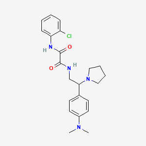 N1-(2-chlorophenyl)-N2-(2-(4-(dimethylamino)phenyl)-2-(pyrrolidin-1-yl)ethyl)oxalamide