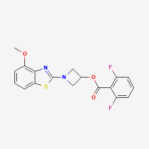 1-(4-Methoxybenzo[d]thiazol-2-yl)azetidin-3-yl 2,6-difluorobenzoate