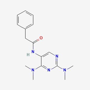 N-(2,4-bis(dimethylamino)pyrimidin-5-yl)-2-phenylacetamide