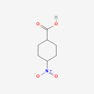 molecular formula C7H11NO4 B2634895 4-nitrocyclohexane-1-carboxylic Acid CAS No. 2411275-14-2