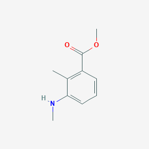 molecular formula C10H13NO2 B2634909 2-甲基-3-(甲氨基)苯甲酸甲酯 CAS No. 1149388-16-8