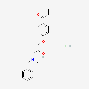 1-(4-(3-(Benzyl(ethyl)amino)-2-hydroxypropoxy)phenyl)propan-1-one hydrochloride