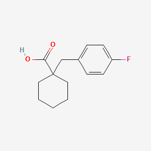 molecular formula C14H17FO2 B2634942 1-(4-Fluorobenzyl)cyclohexanecarboxylic acid CAS No. 645408-41-9