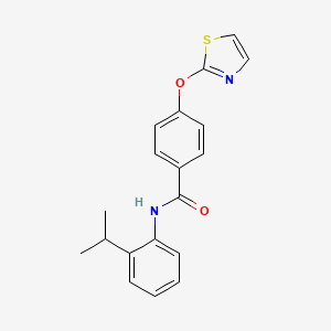 N-(2-isopropylphenyl)-4-(thiazol-2-yloxy)benzamide
