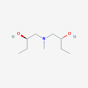 molecular formula C9H21NO2 B2634968 (2R)-1-[[(2R)-2-Hydroxybutyl]-methylamino]butan-2-ol CAS No. 2361608-67-3