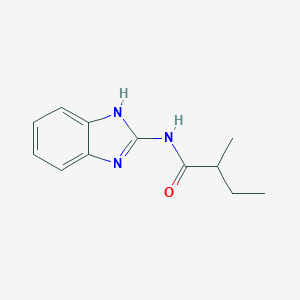 molecular formula C12H15N3O B263501 N-(1H-benzimidazol-2-yl)-2-methylbutanamide 