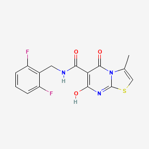 N-(2,6-difluorobenzyl)-7-hydroxy-3-methyl-5-oxo-5H-thiazolo[3,2-a]pyrimidine-6-carboxamide