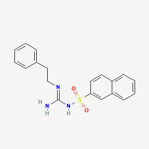 N-(N-phenethylcarbamimidoyl)naphthalene-2-sulfonamide