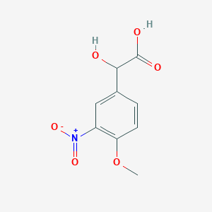 molecular formula C9H9NO6 B2635068 4-Methoxy-3-nitromandelic acid CAS No. 90564-43-5