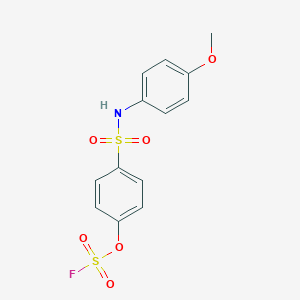 1-[(4-Fluorosulfonyloxyphenyl)sulfonylamino]-4-methoxybenzene