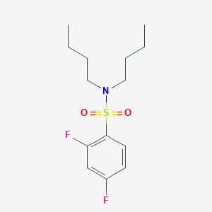 molecular formula C14H21F2NO2S B263509 N,N-dibutyl-2,4-difluorobenzenesulfonamide 