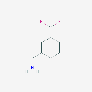 [3-(Difluoromethyl)cyclohexyl]methanamine