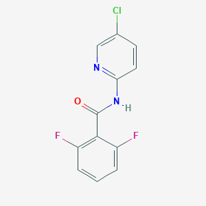 molecular formula C12H7ClF2N2O B263512 N-(5-chloro-2-pyridinyl)-2,6-difluorobenzamide 