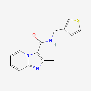 2-methyl-N-(thiophen-3-ylmethyl)imidazo[1,2-a]pyridine-3-carboxamide