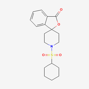 1'-(cyclohexylsulfonyl)-3H-spiro[isobenzofuran-1,4'-piperidin]-3-one
